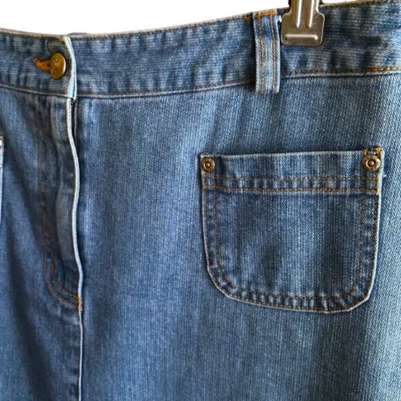 Y2K maxi pencil light denim jeans skirt - Picture 11 of 14